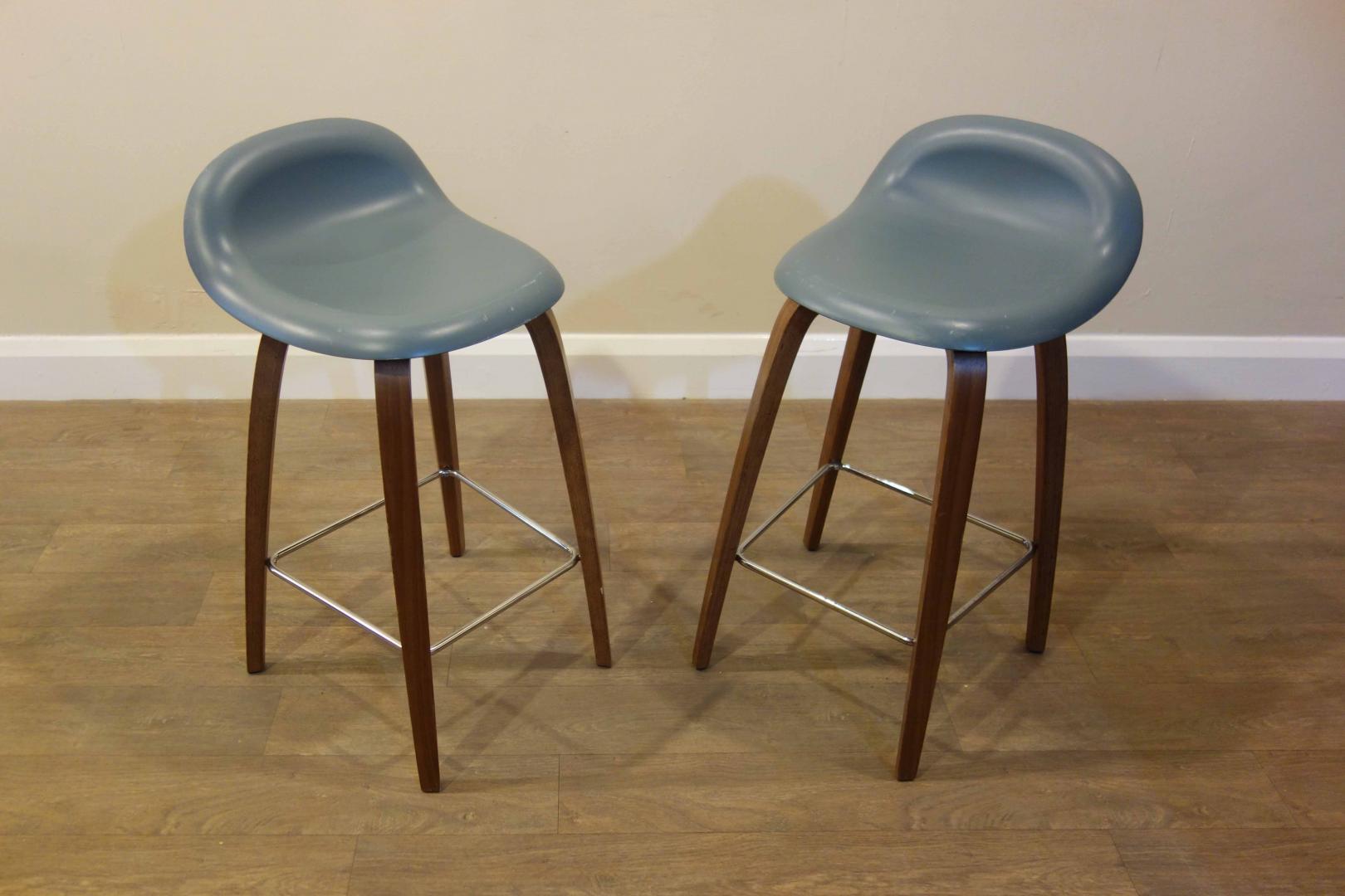 Pair of Gubi 3D barstool