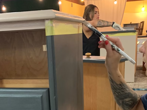 Furniture painting workshop