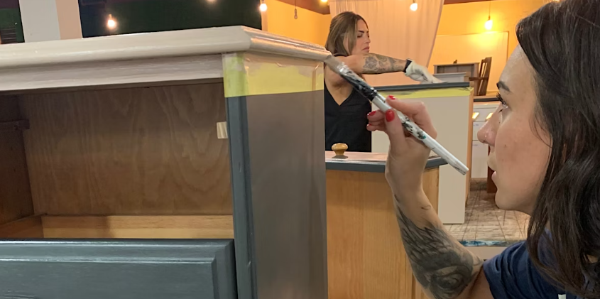 Furniture painting workshop