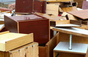 Furniture in landfill